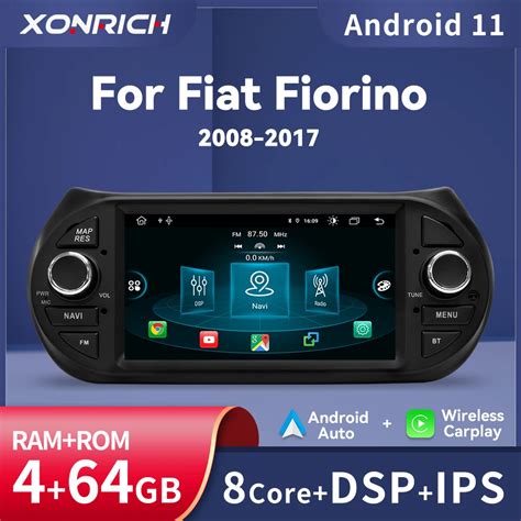 Xonrich Gb Gb Android Auto Radio Gps Player F R Fiat Fiorino Qubo