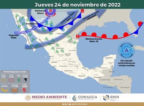 Frente frío 11 provocará la primera tormenta invernal