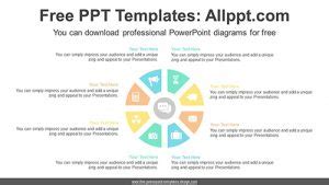 Radial Doughnut PowerPoint Diagram Template For Free