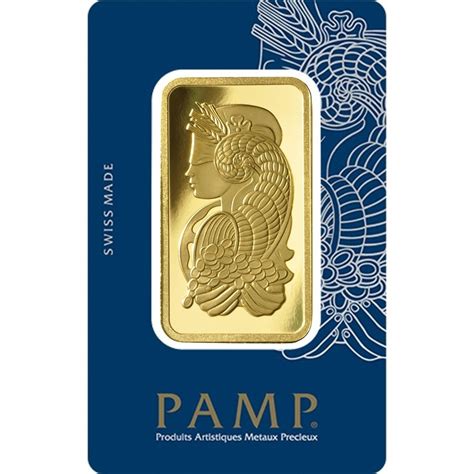 50 Gram Gold Bar – PAMP Suisse - AU Bullion Canada