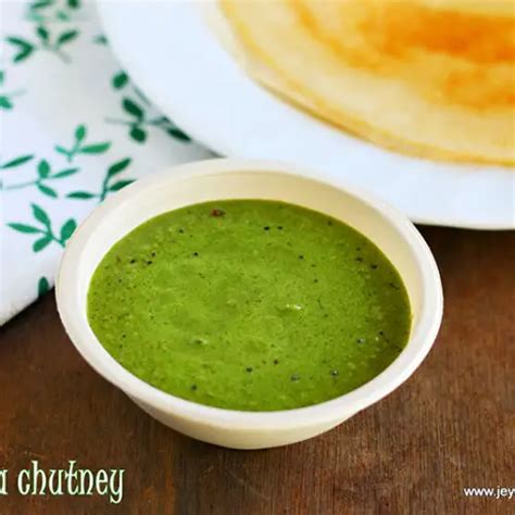 Coriander Chutney Jeyashri S Kitchen