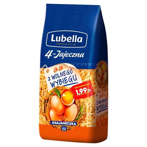 Lubella 4 Jajeczna Makaron krajaneczka 200 g Zakupy online z dostawą