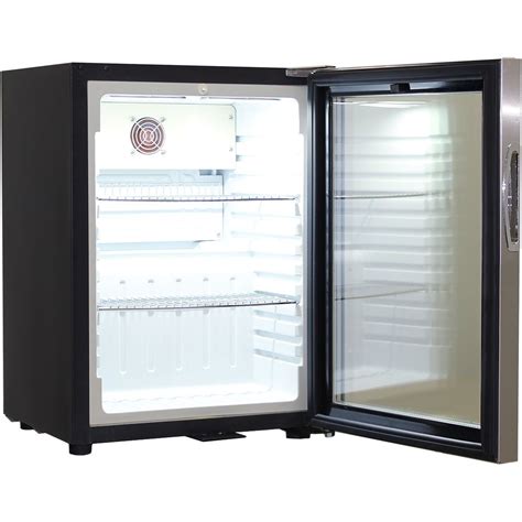 Schmick Sk40 Ss Glass Door Mini Bar Accommodation Fridge Quiet Running With Shallow Depth