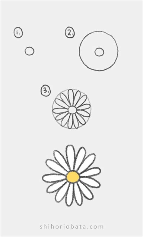 Easy Flower Drawing Ideas - Infoupdate.org