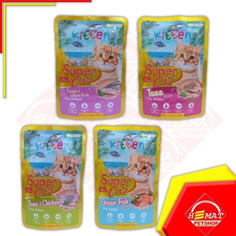 Jual Super Cat Makanan Basah Kucing Wet Food Supercat Gram Wet Food