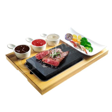 China Amazon Hot Selling China Grill Stone Grill Steak Stone Grill Set