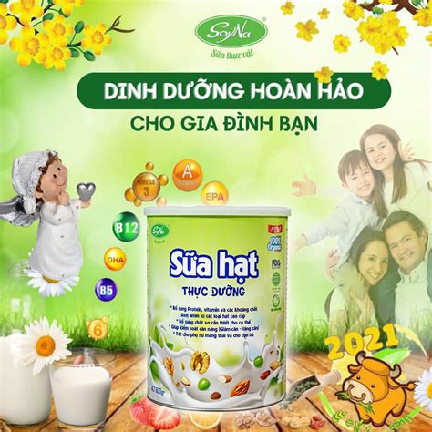 Sữa Hạt Thực Dưỡng Soyna Nguồn Dinh Dưỡng Thiên Nhiên Cho Sức Khỏe Của Mọi Gia đình