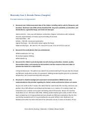 Maternitycase Brendapatton Complex Da Docx Maternity Case Brenda