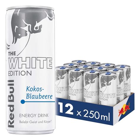 Red Bull Energy Drink Kokos Blaubeere Dosen Getr Nke White Edition Er