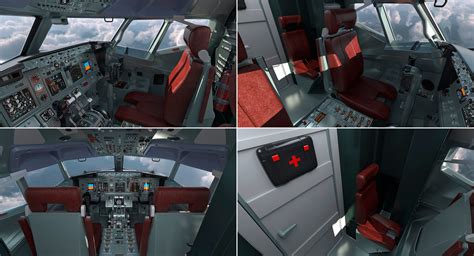 Boeing 737 interior 3D model - TurboSquid 1191819