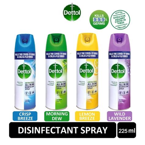 Dettol Disinfectant Spray Morning Dew Crisp Breeze Ml Shopee Malaysia