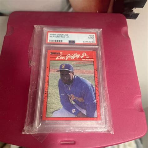 Donruss Ken Griffey Jr Multiple Misprint And Error Card