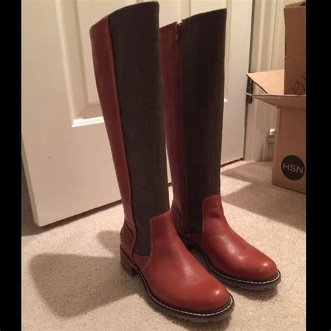 Sebago Saranac Knee High Boot Herringbone Boots Knee High Boots