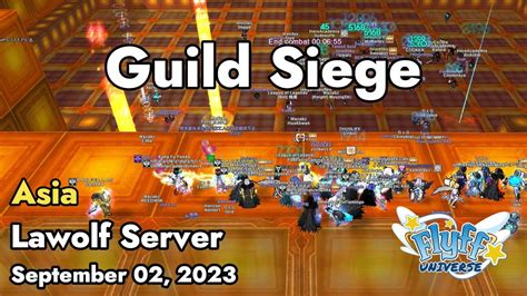 Guild Siege Lawolf Server September Flyff Universe Youtube