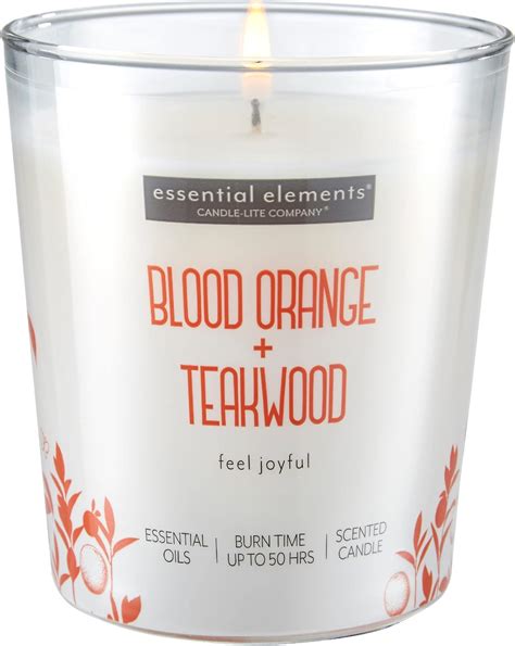 Essential Elements By Candle Lite Scented Candles Blood Orange