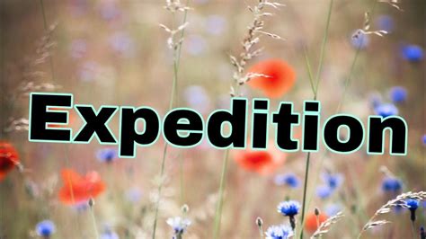 Expedition meaning ? in telugu and English with example - YouTube