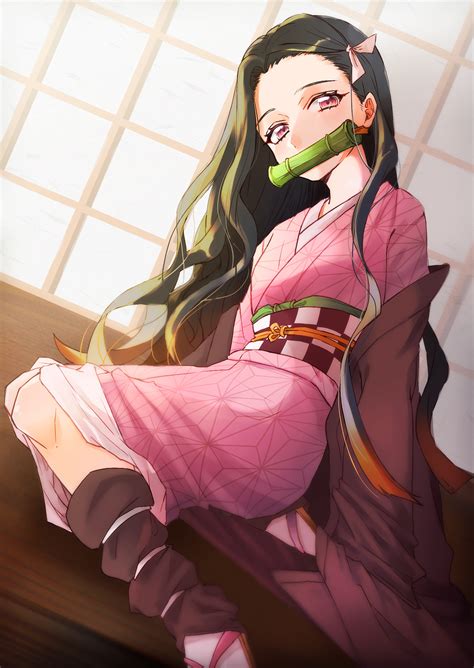 720x1440 Nezuko Kamado Angry Kimetsu No Yaiba Art 720x1440 Resolution