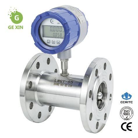 Dn10 Stainless Steel Diesel Fuel Oil Water Turbine Flow Meter China