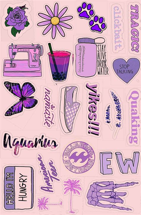 Aesthetic Printable Stickers