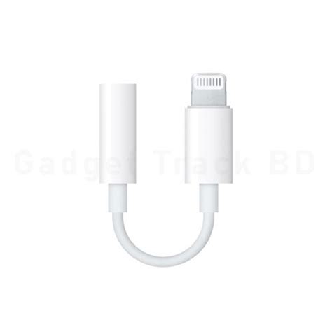 Apple Lightning to 3.5 mm Headphone Jack Adapter Dongle | Gadget Track BD