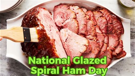 Happy National Glazed Spiral Ham Day 💙 💜 Nationalday Glazedspiralham