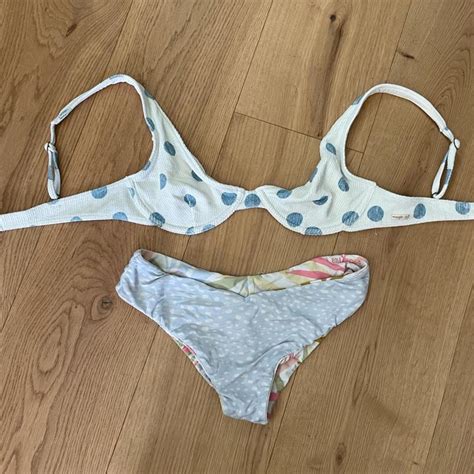 Wrangler X Billabong Polka Dot Bikini BOTTOMS Depop
