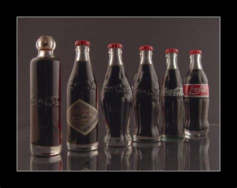 Coca Cola History: Left to Right1899 - 1900 - 1915 - 1916 - 1957 - 1986 ...