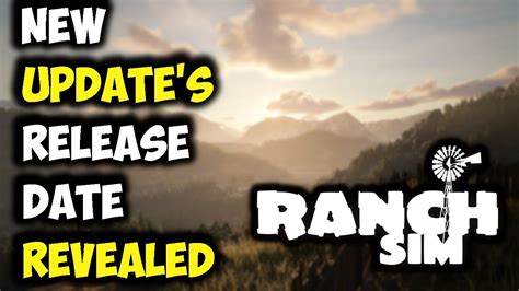 Ranch Simulator New Update Release Date Revealed Youtube