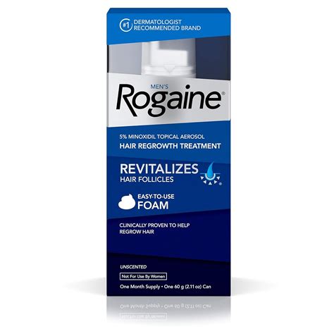 Amazon Men S Rogaine Minoxidil Foam For Hair Loss And Hair