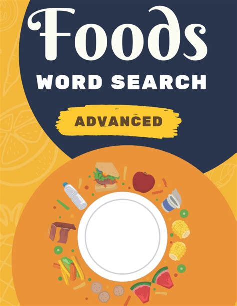 Buy Food Word Search Puzzle Book Large Print Word Search Puzzle Book