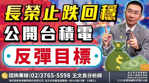 長榮止跌回穩 公開台積電反彈目標 2022 11 2「王文良股市永勝」13 45直播解盤 Youtube