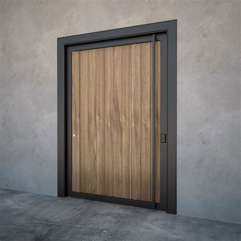 Jalousie Pivot Door nach Exuidea Design | Archello