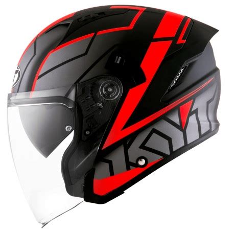 Kyt Nj F Motion Matt Red Fluo Helmet