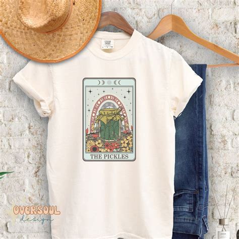 Pickle Shirt Pickles T Shirt Tarot Card Shirt Funny Tarot Card Etsy