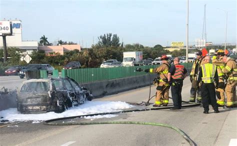 Vehicle Fire On I 95 Causes Heavy Delays Wsvn 7news Miami News Weather Sports Fort