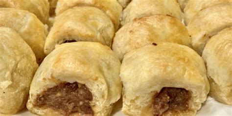 Mini Sausage Rolls Recipe With Puff Pastry Fluxing Well