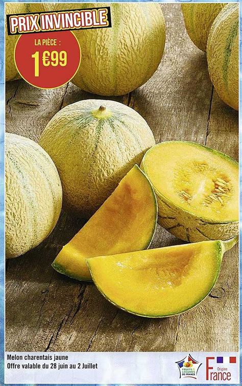 Promo Melon Charentais Jaune chez Supermarchés iCatalogue fr