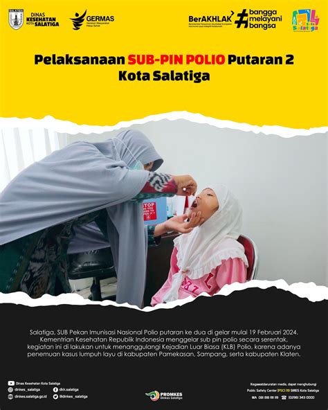 Pelaksanaan SUB PIN Polio Putaran 2 Dinas Kesehatan Kota Salatiga