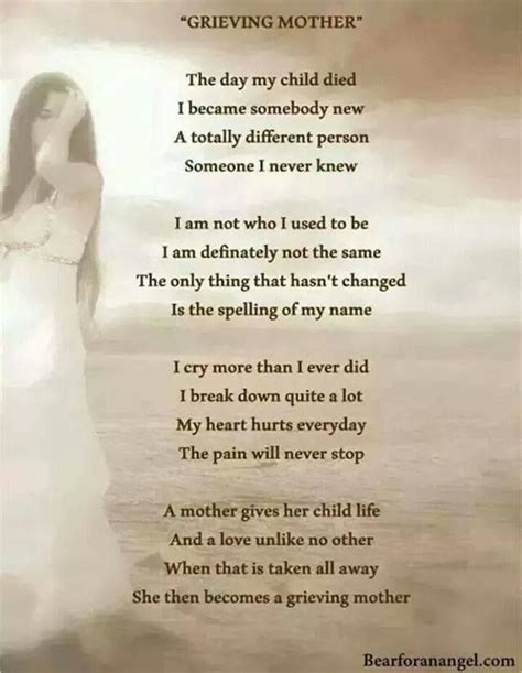 7 Besten Poems About A Lost Child Bilder Auf Pinterest Trauer