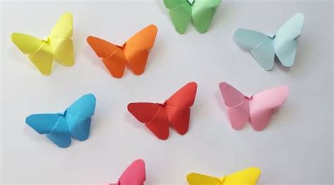 Mariposas Origami Con Tus Propias Manos