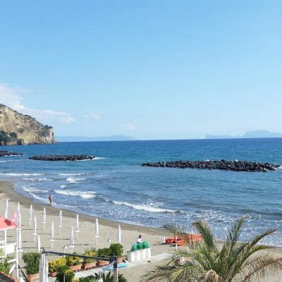 Bacoli beach 🏖️ Miliscola, Napoli, Italy - detailed features, map, photos