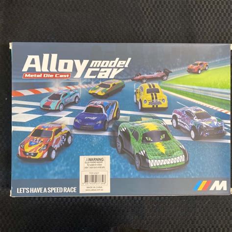 Metal Die Cast Car Set. 12 Alloy Model Cars. Bai Yang Toys.