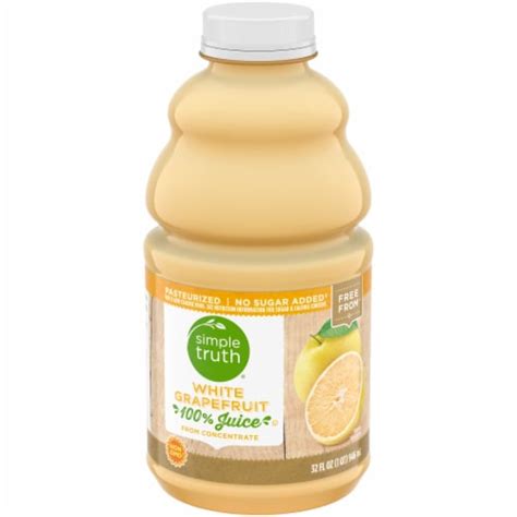 Simple Truth® White Grapefruit Juice, 32 fl oz - Fry’s Food Stores