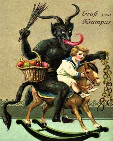 Download 300 Ppi German Christmas Krampus Creepy Vintage Krampus