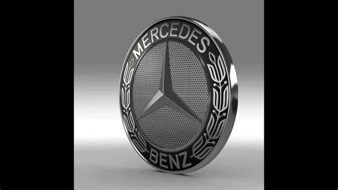 Mercedes Benz Logo 3d Model From Youtube