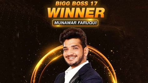 Bigg Boss 17 Winner Munawar Faruqui Bigg Boss 17 Grand Finale Munawar