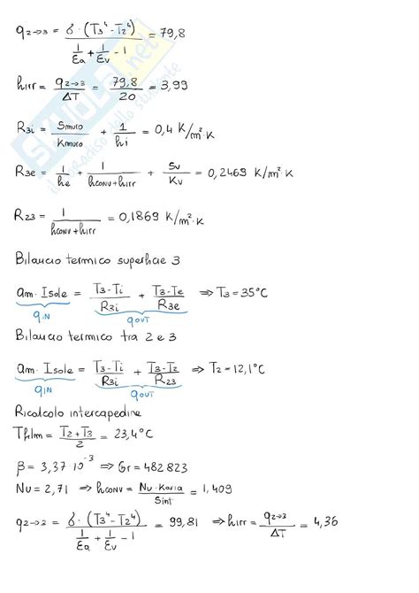 Esercizi Compito Svolti Fisica Tecnica