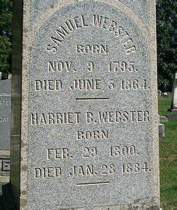 Samuel Webster Find A Grave Memorial