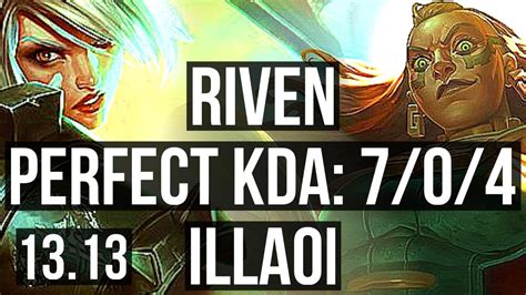 Riven Vs Illaoi Top 704 32m Mastery 500 Games Godlike Na