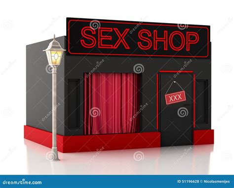 Sex Shop 3d Illustration Stock Illustration Illustration Of Erotic